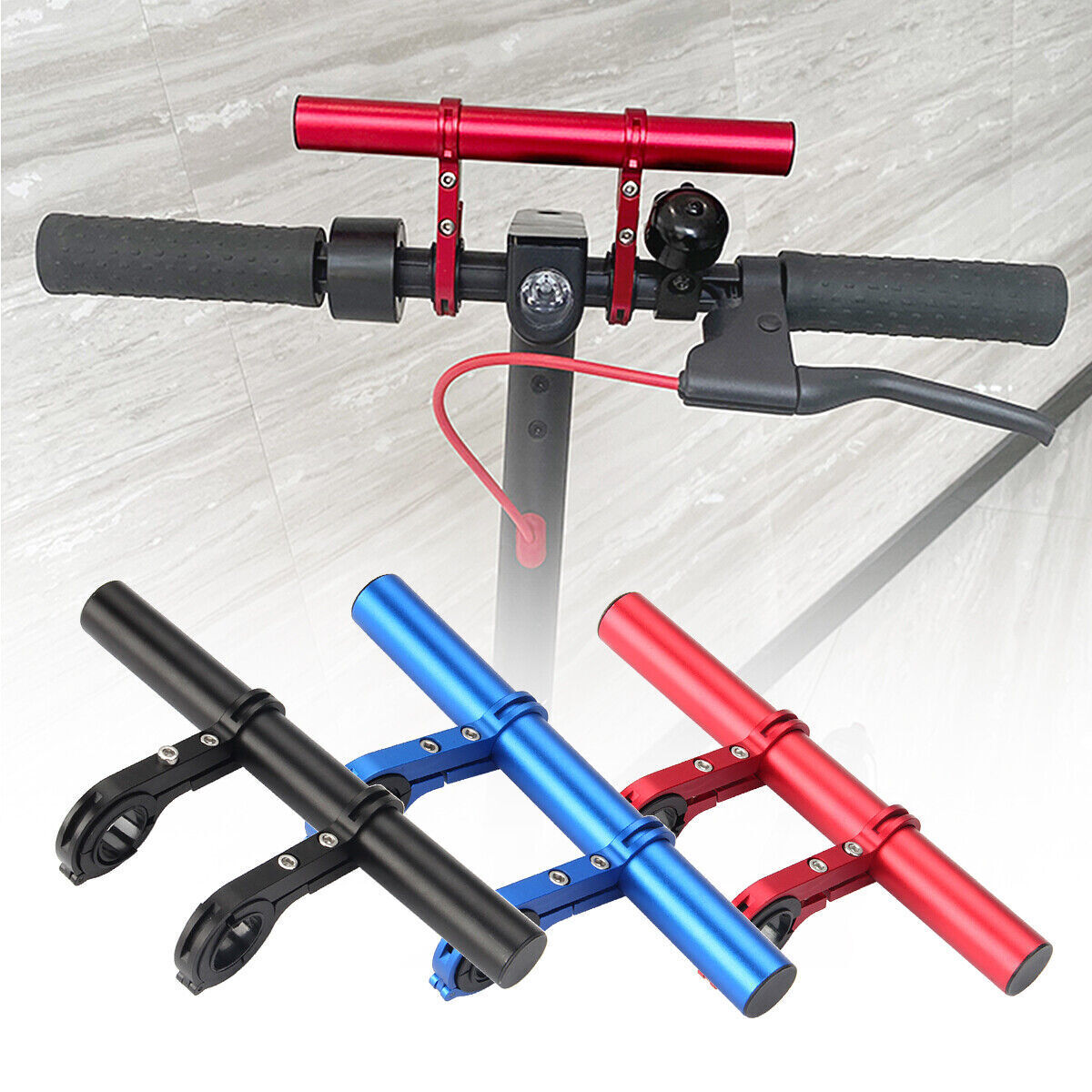 20cm Bicycle Handlebar Bracket Extender Extension Handlebar Bracket Mount Bike Holder Handle Bar 20cm