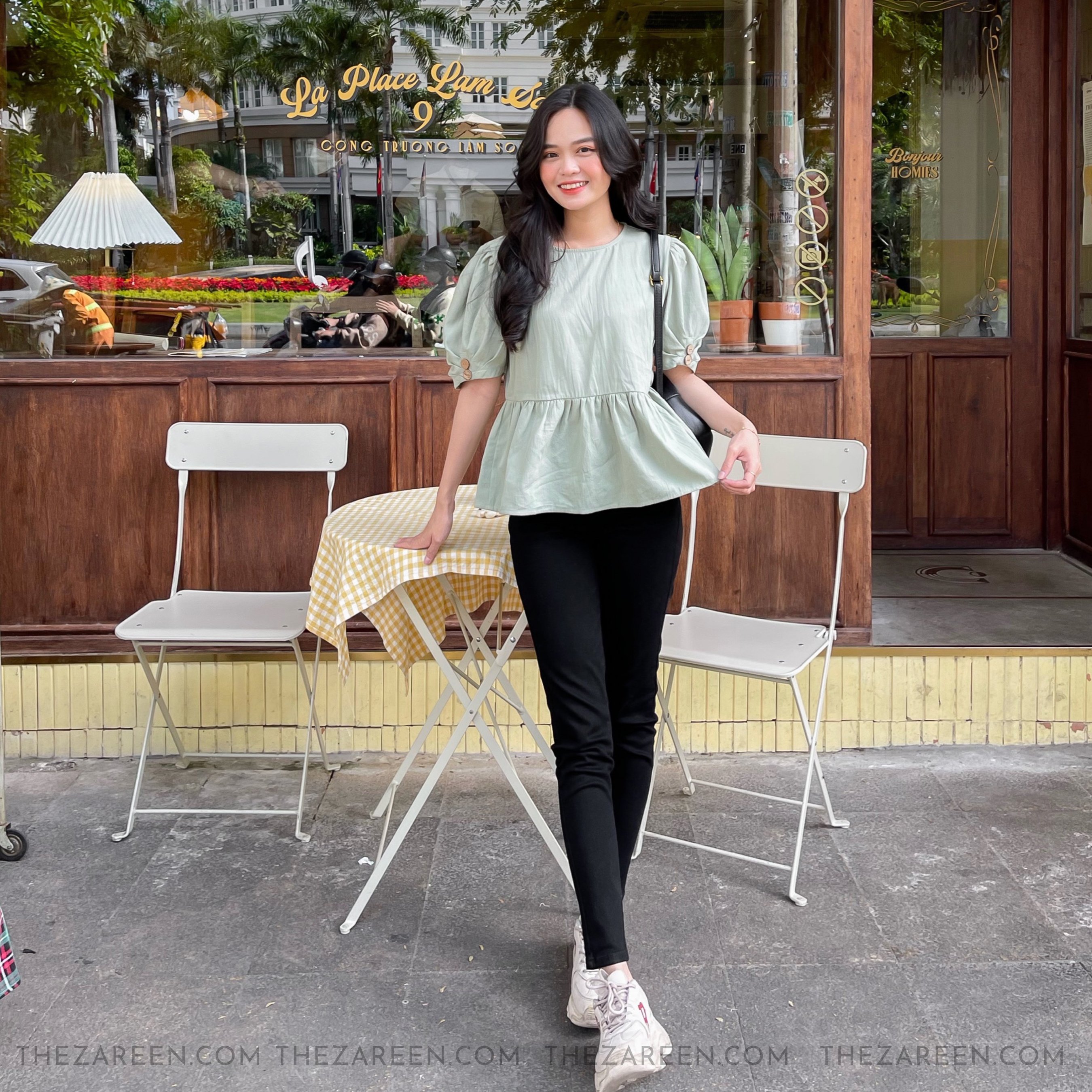 ZAREEN | QUẦN JEANS SKINNY BASIC JEA129 ĐEN