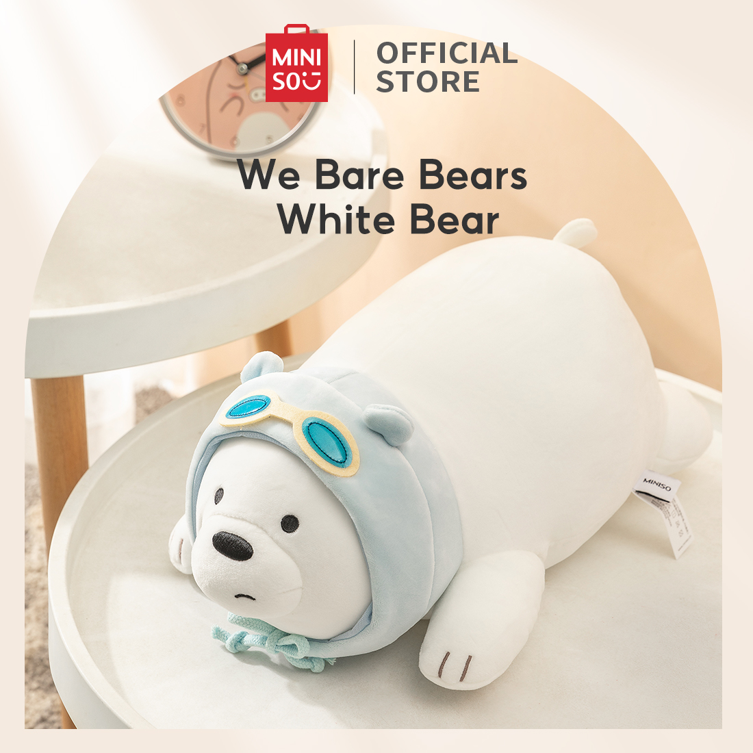 miniso white bear