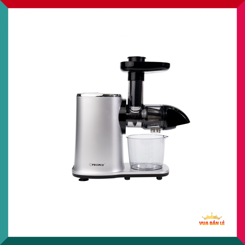 Máy ép chậm trục ngang Promix SJ-02, ép rau củ quả, trái cây, cần tây sạch bã, tặng kèm 1 cân tiểu li trị giá 80k | Viet Shop Da Nang