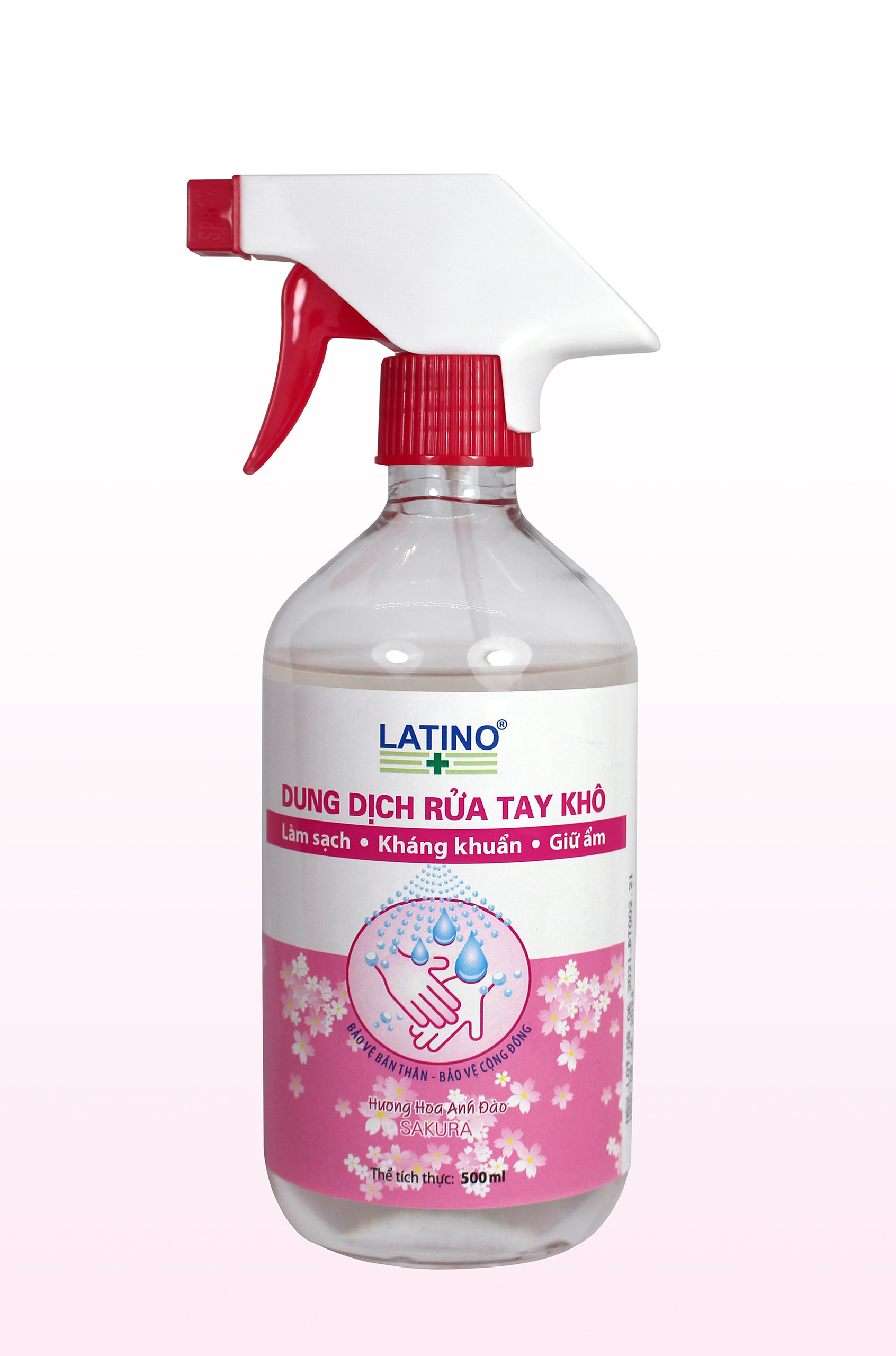 Dung dịch rửa tay khô Latino (500ml)