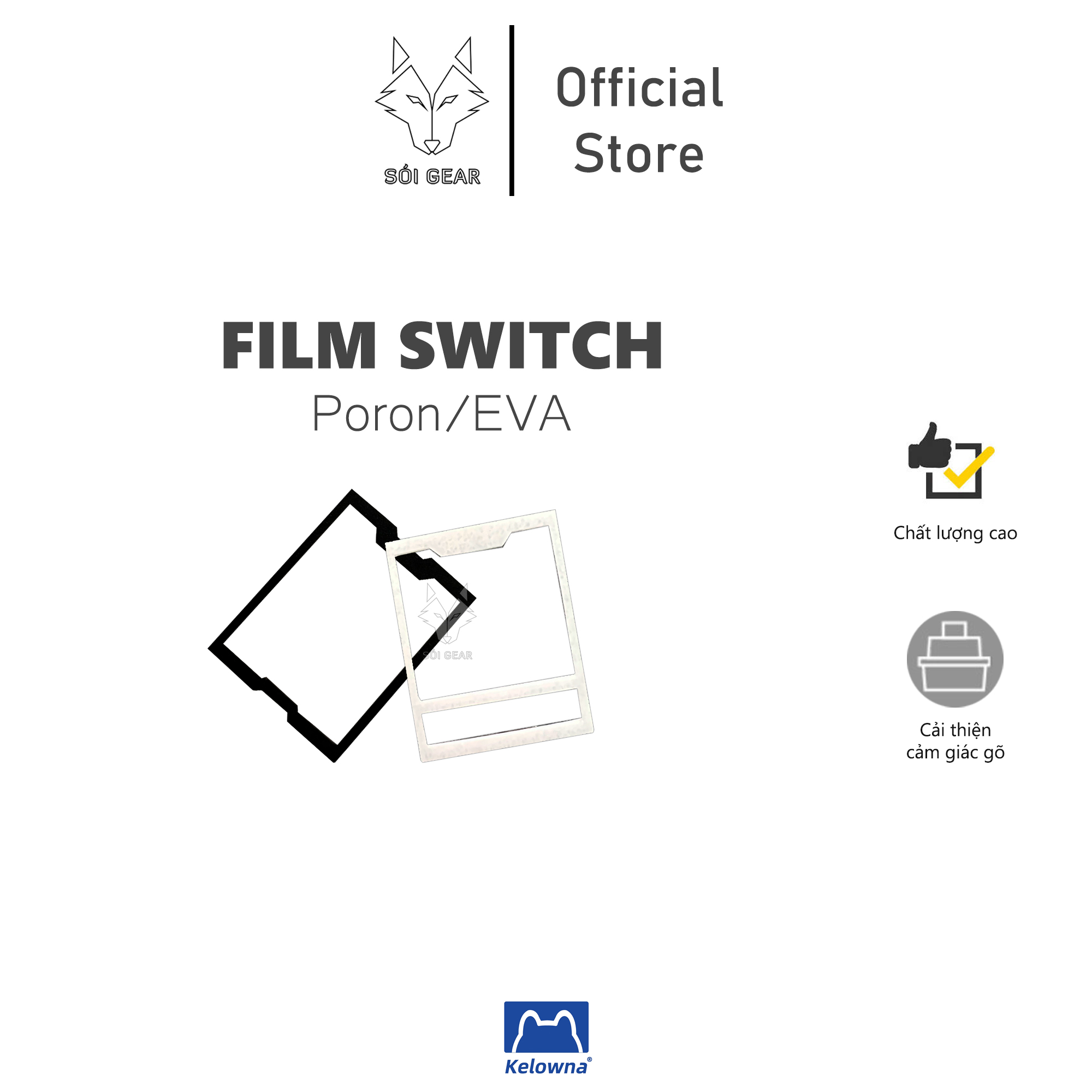 Film dán switch bàn phím cơ Kelowna