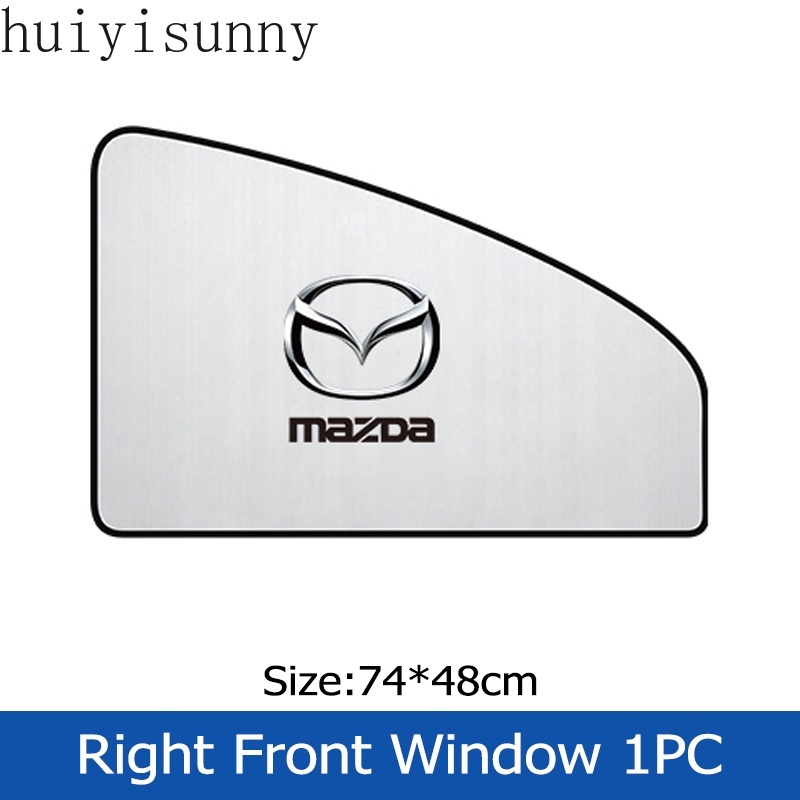 Huiyisunny car window shade windshield sun visor car accessories for mazda 3 2 cx5 cx30 6