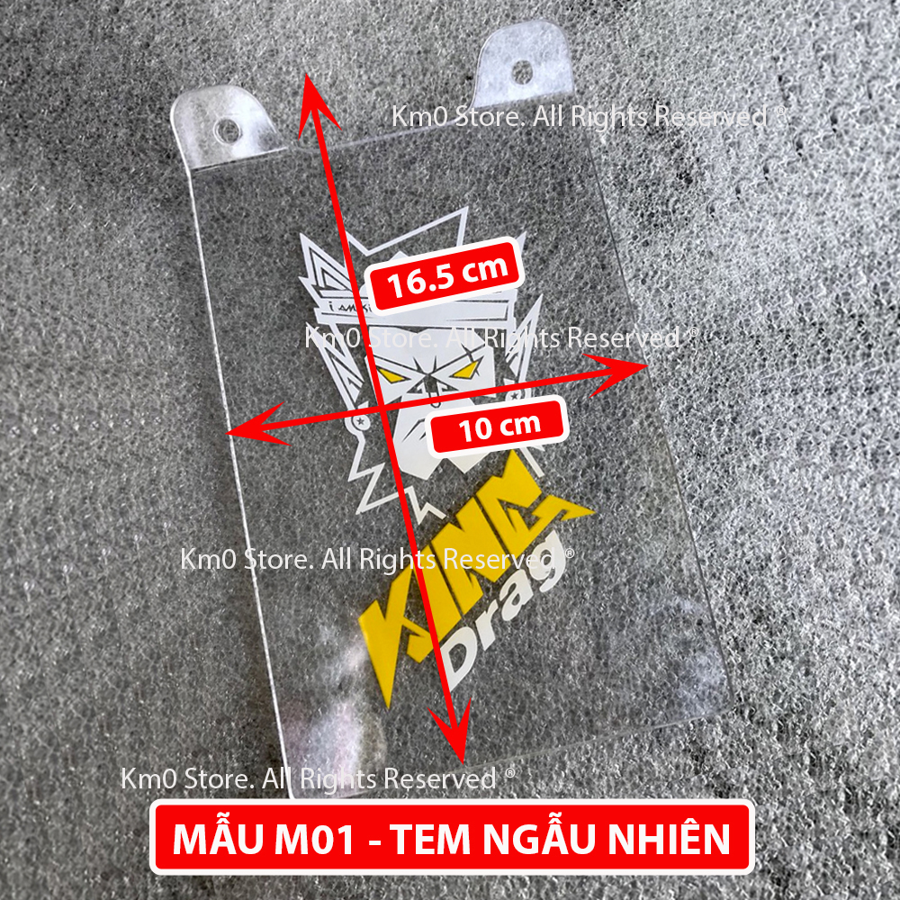 Mica Che Phuộc Xe Máy - TEM NGẪU NHIÊN