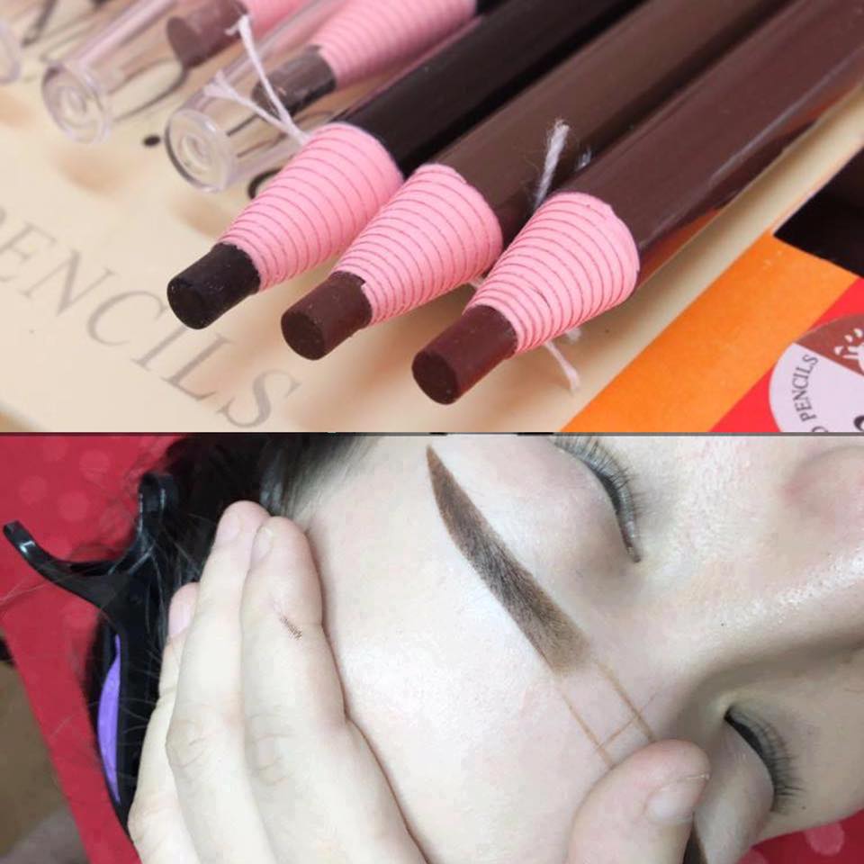 Chì Xé định hình chân mày 2 tem hàng xịn