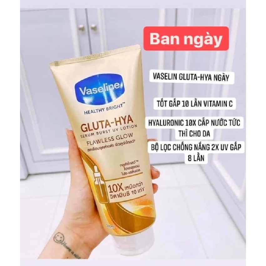 [HCM]Dưỡng thể Vaseline 50x SPF 50++ 320ml thái lan