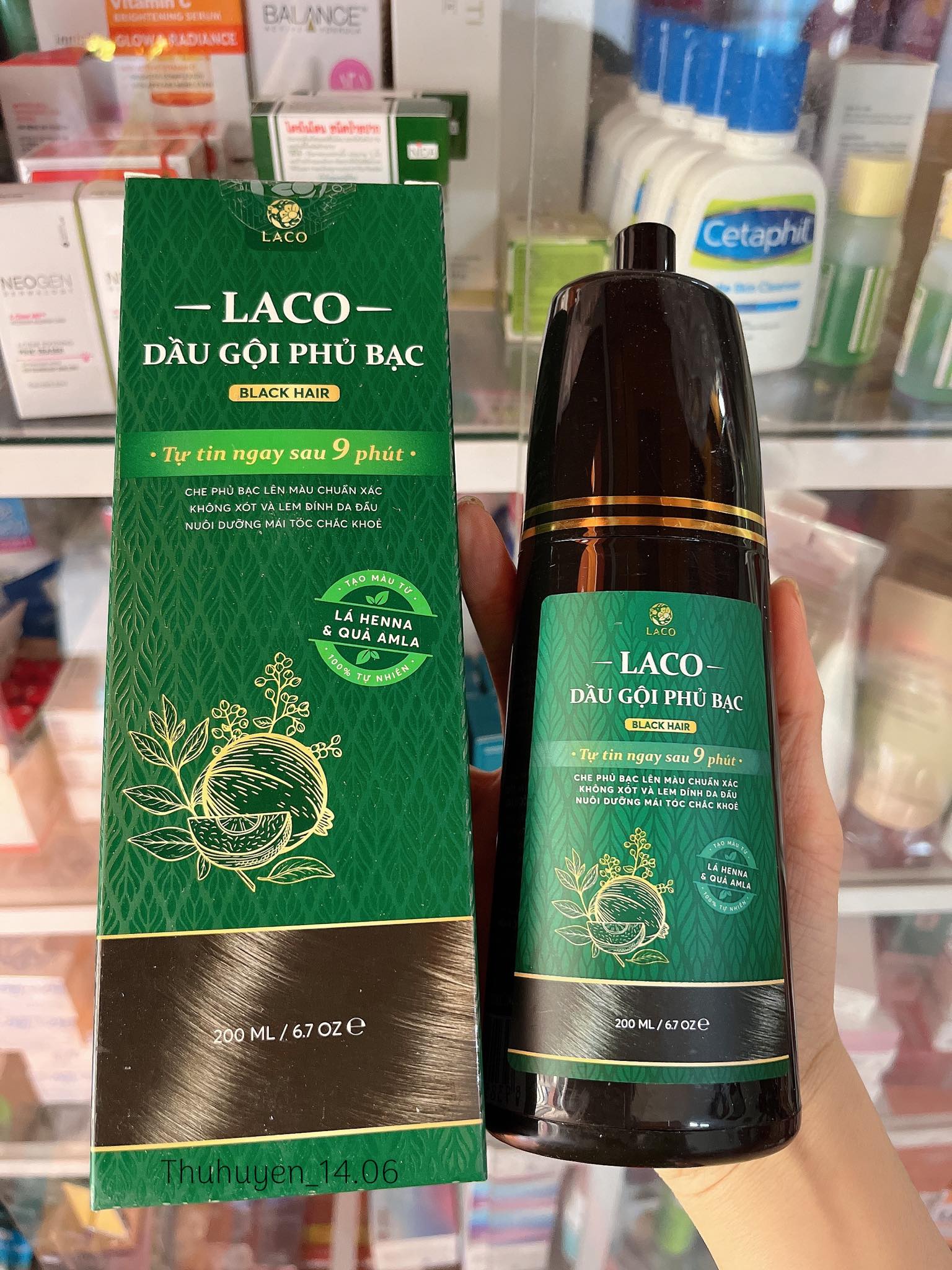 Dầu Gội Phủ Bạc Laco
