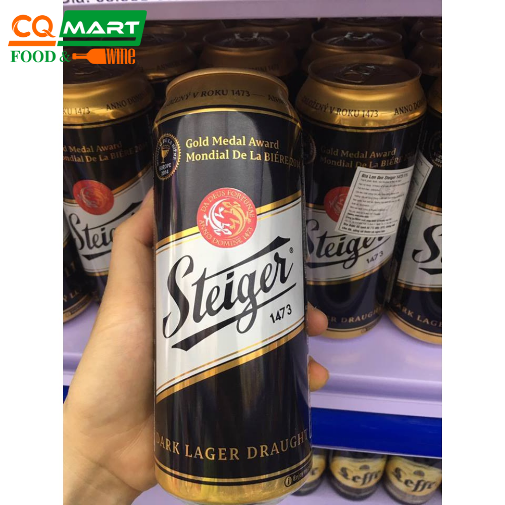 Bia Đen Steiger 4,5% Lon 500ml