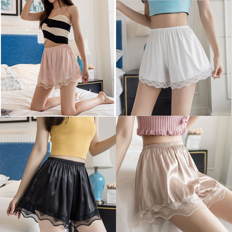 Quần đùi short nữ chất lụa co giãn thoáng mát