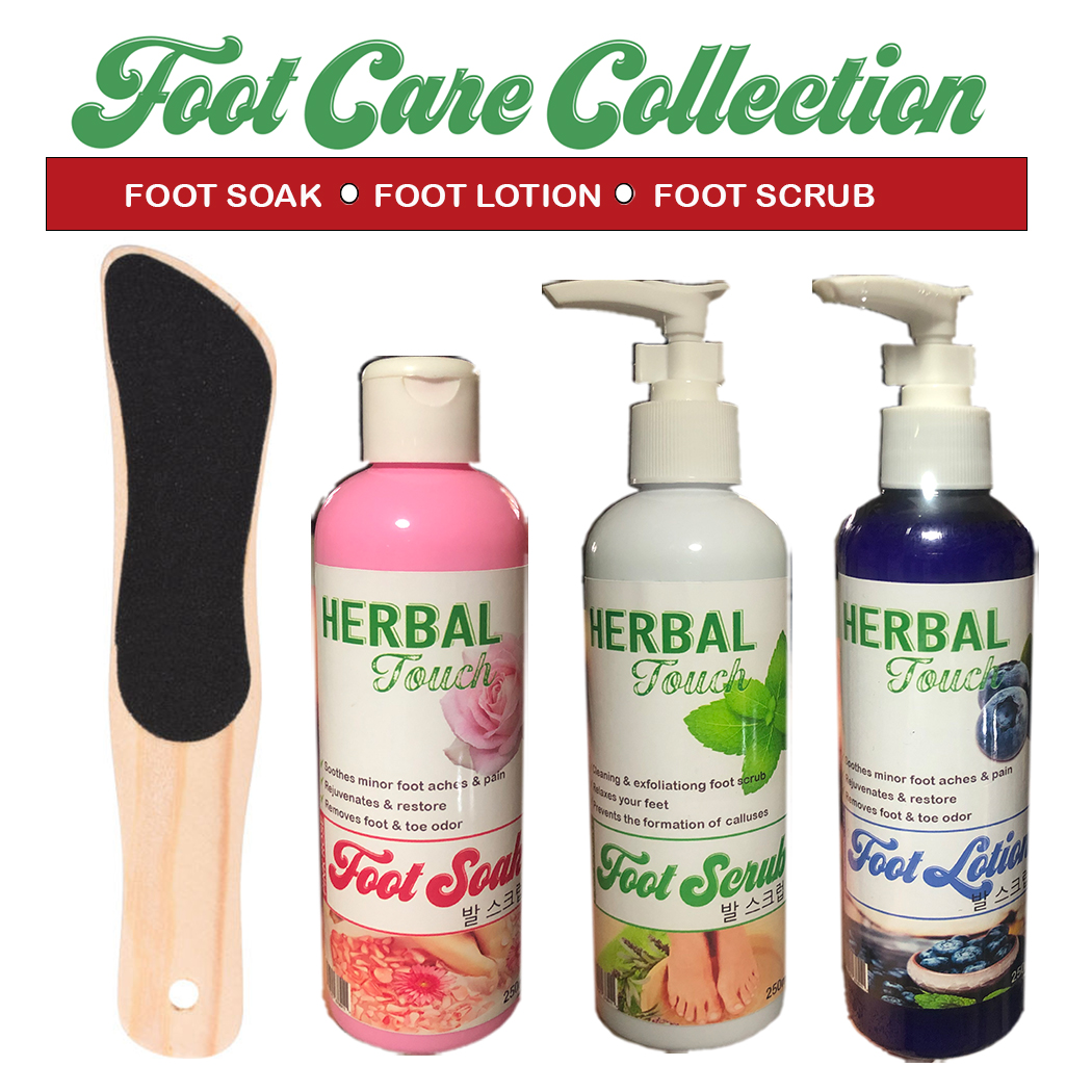 4in1 Bundle Foot Spa Care Collections Foot Soak, Foot Scrub, Foot ...