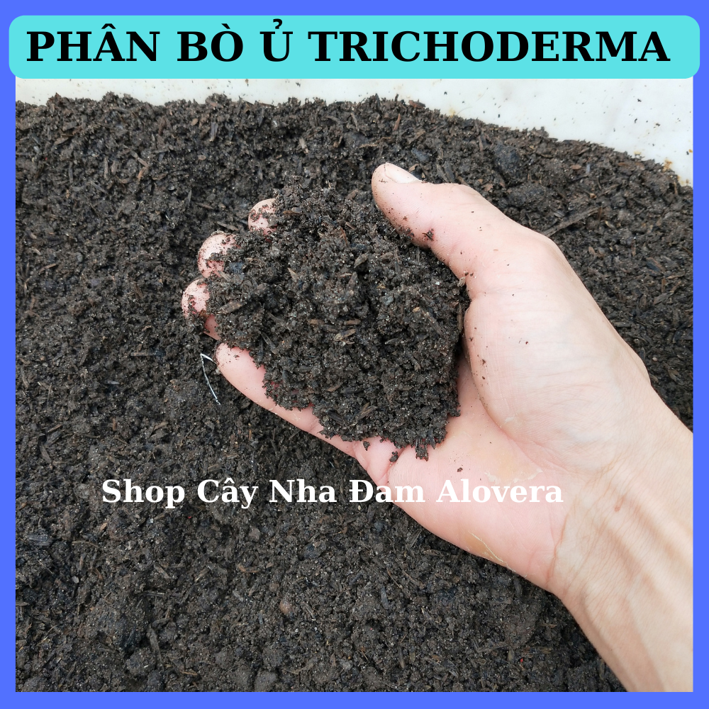 Phân Bò Ủ Hoai - Phân Bò Đã Qua Xử Lý ( ủ trichoderma 1kg)