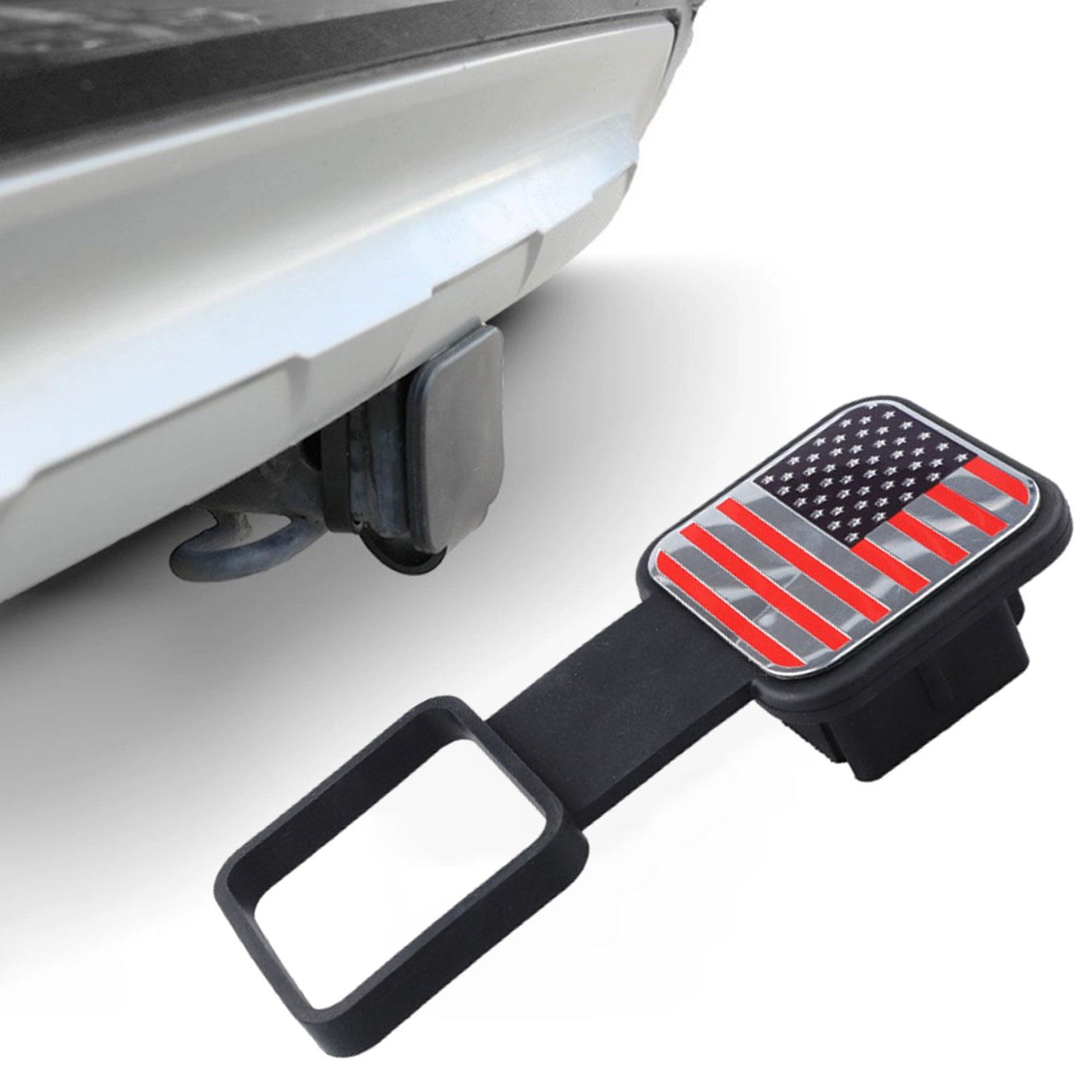CCLight Trailer Hook Dust Plug, Trailer Tube Square Red