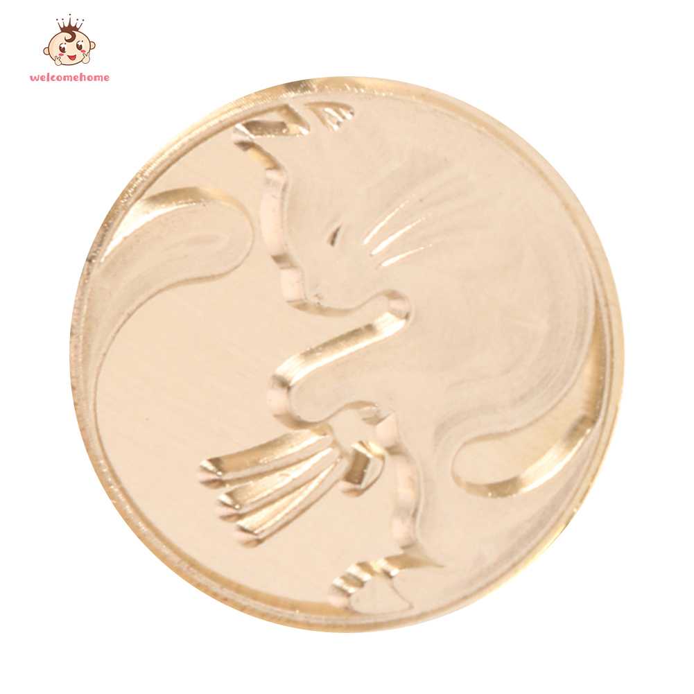 Retro Sealing Wax Stamp Replace Copper Head DIY Scrapbooking Envelope Photo Album Hobby Decor Tool