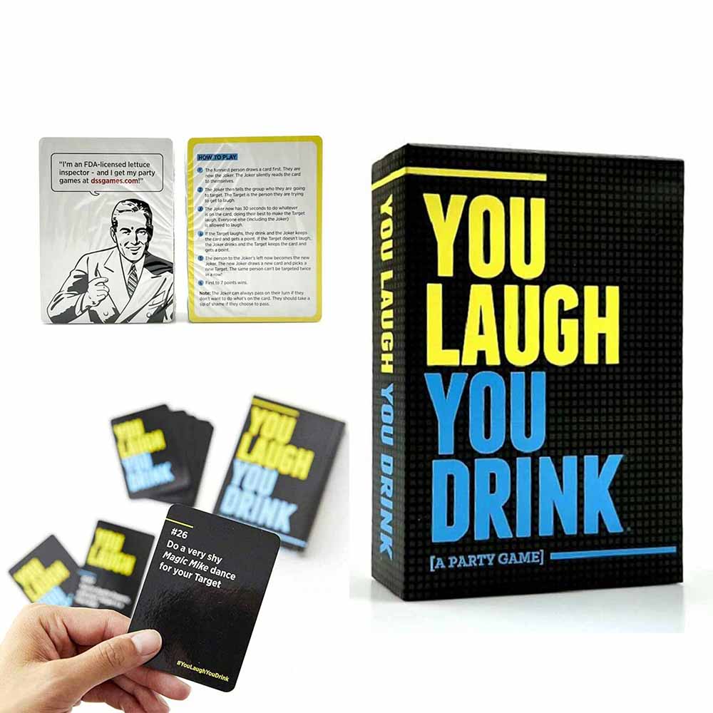 You Laugh You Drink The Drinking Game for People Who Can't Keep a Straight  Face. | Lazada Singapore