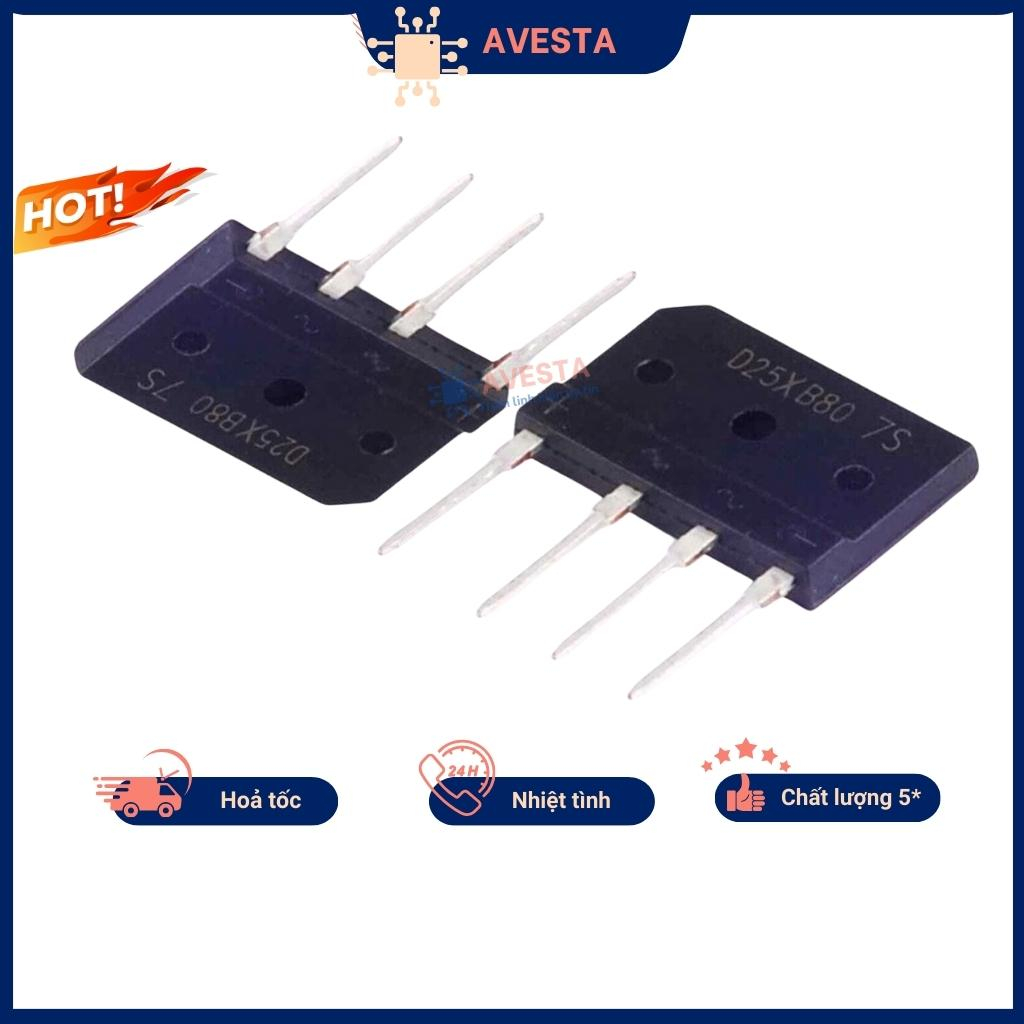 D25xb80 diode cầu 25a 1000v dip-4 avesta