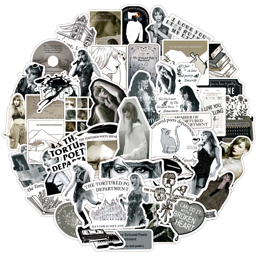 100%2050%20Taylor%20Swift's%20new%20album%20'Torture%20Poet%20Parts'%20TTPD%20waterproof%20mural%20bicycle%20helmets%20handwritten%20pencil%20case%20stickers%20lanlanlanstickers%20-%20Image%209