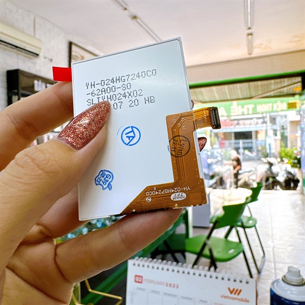 Màn hình Nokia 5310-2020 đã test, hiển thị đẹp.