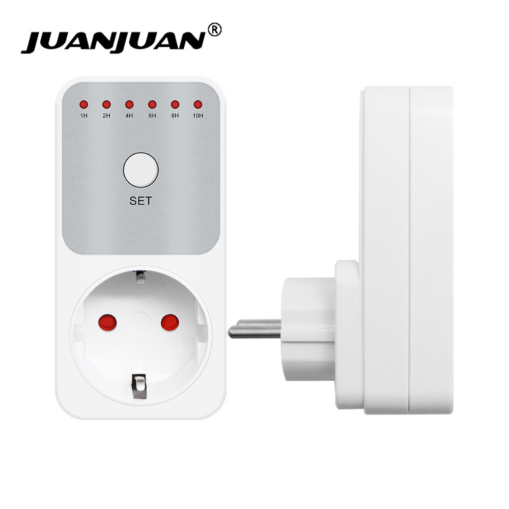 【InnovateWorld】10Hr Countdown Timer Switch Socket Electronic 8 Plug ...