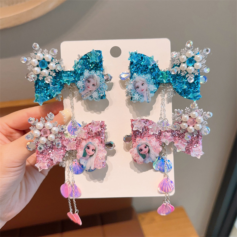 Kẹp cài tóc Elsa dễ thương cho bé - bờm tóc cho bé - Selenshop