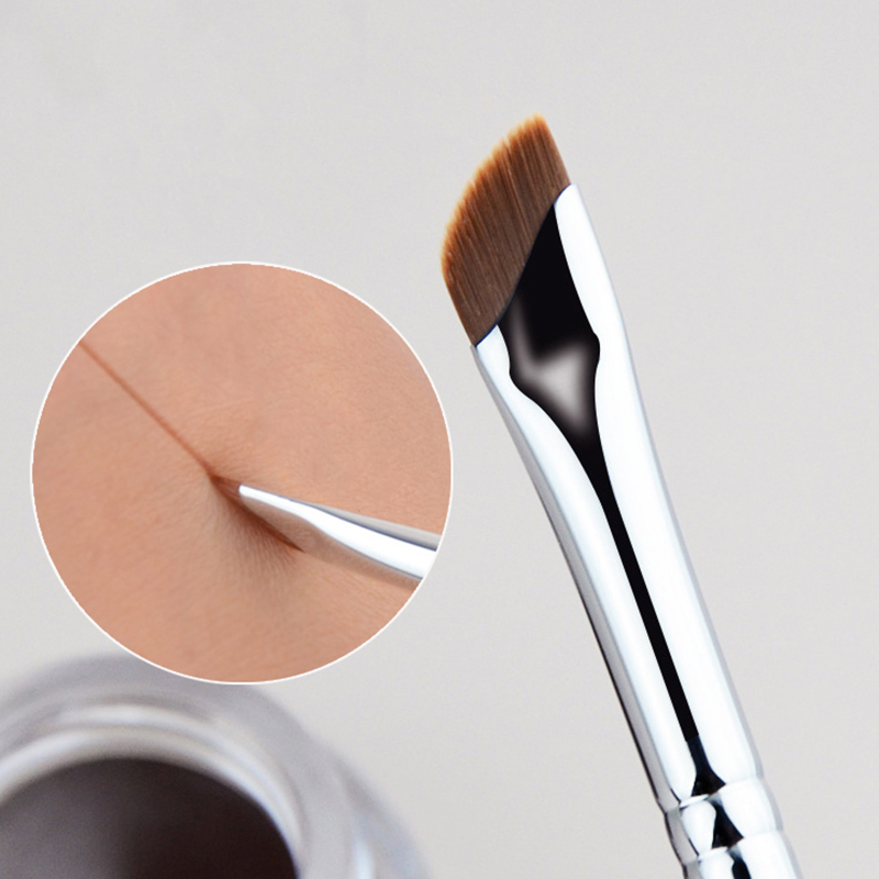 1Pc Eyeliner Brush Knife Edge Makeup Brush Liquid Eyeliner Brush Ultra Thin Fine Oblique Angle Flat Head Eyebrow Brush Fullhouse. 