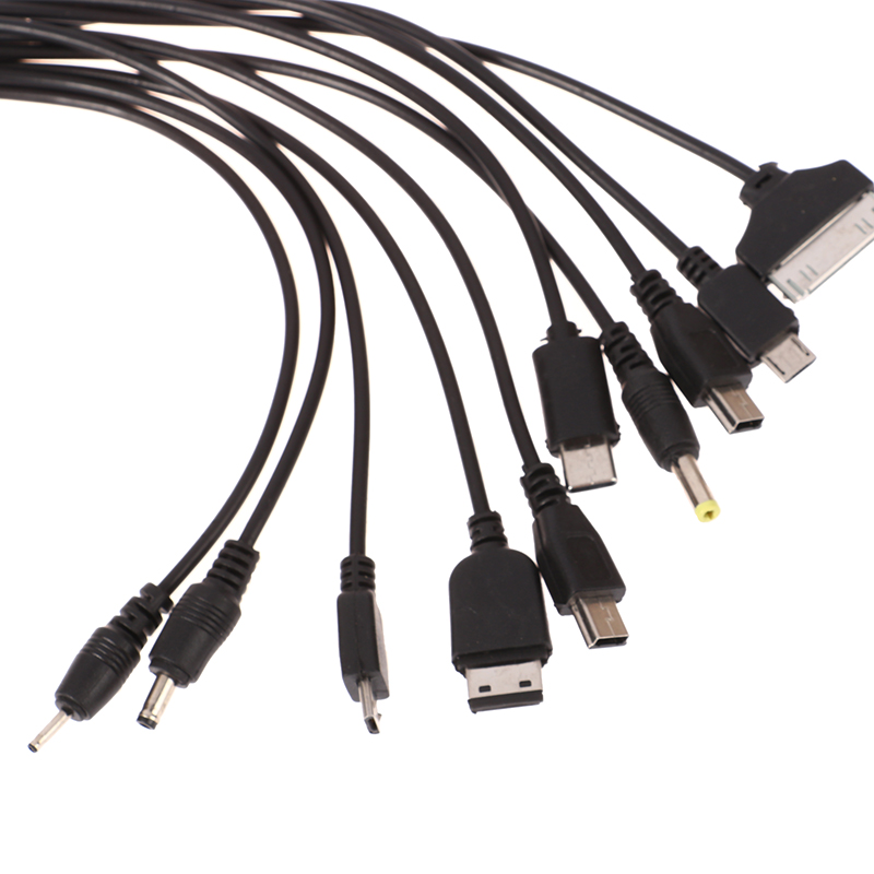 UNI 1PC 10 trong 1 micro USB đa pin cáp sạc phổ USB Adapter Cáp dữ liệu dây dây đa chức năng truyền dữ liệu cáp