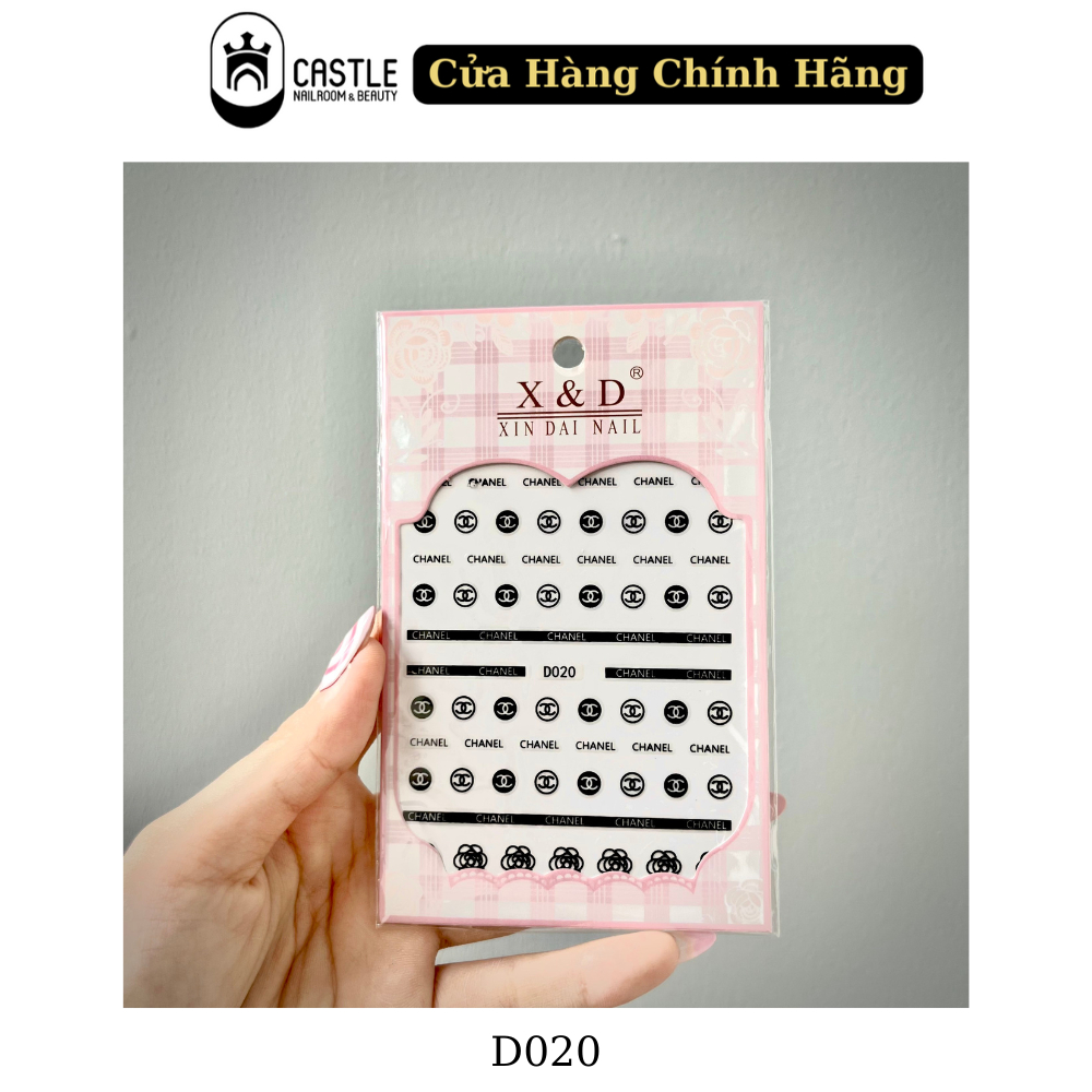 Sticker Thương Hiệu Dán Móng Hot Nhiều Mẫu 2023
