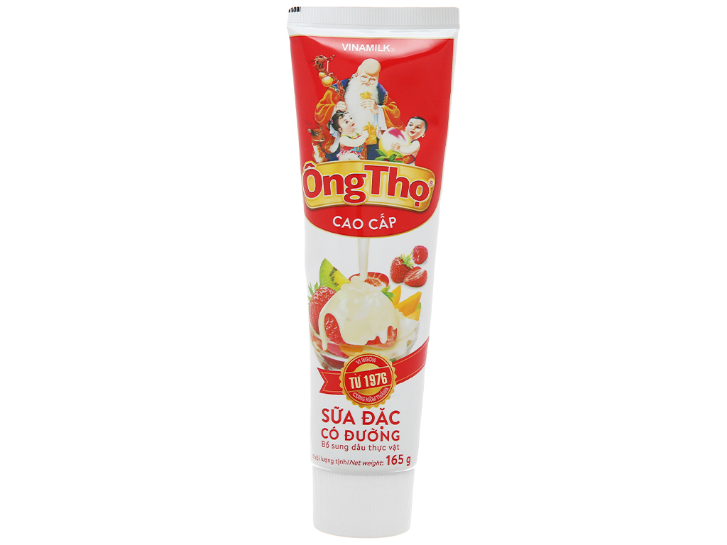 Sữa đặc có đường  Thọ Đỏ tuýp 165g