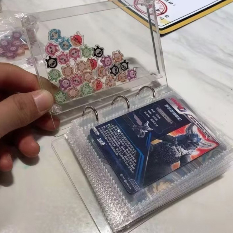 3Inch Mini Kpop Photocard Binder Book Binding Machine Transparent Acrylic Photo Album Ins Photo Album For Photographs Home Decor. 