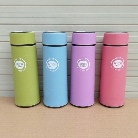 Bình nước thủy tinh giữ nhiệt dutch lady 450ml