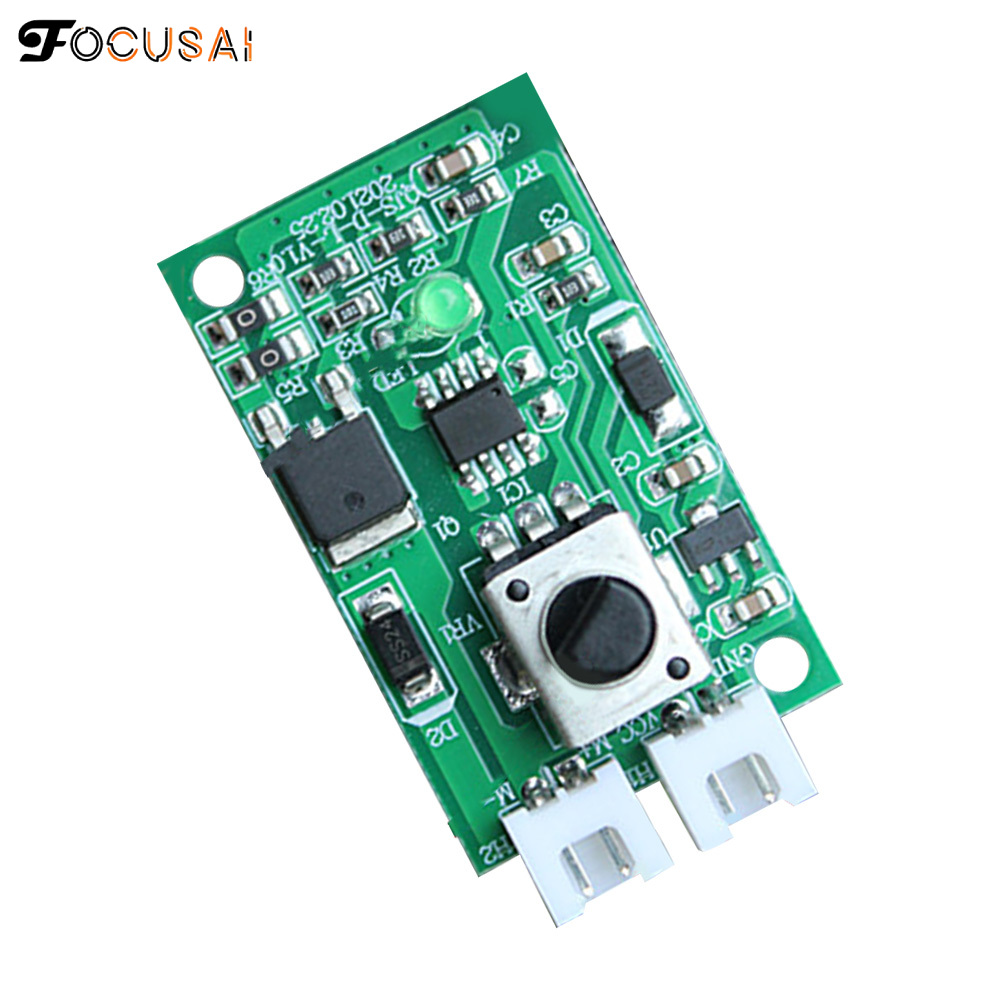 Focusai Tốc độ động cơ PWM một chiều điều khiển mô-đun DC7-12V tốc độ có thể điều chỉnh PWM điện tử thống đốc điều khiển quy định chuyển đổi 10A