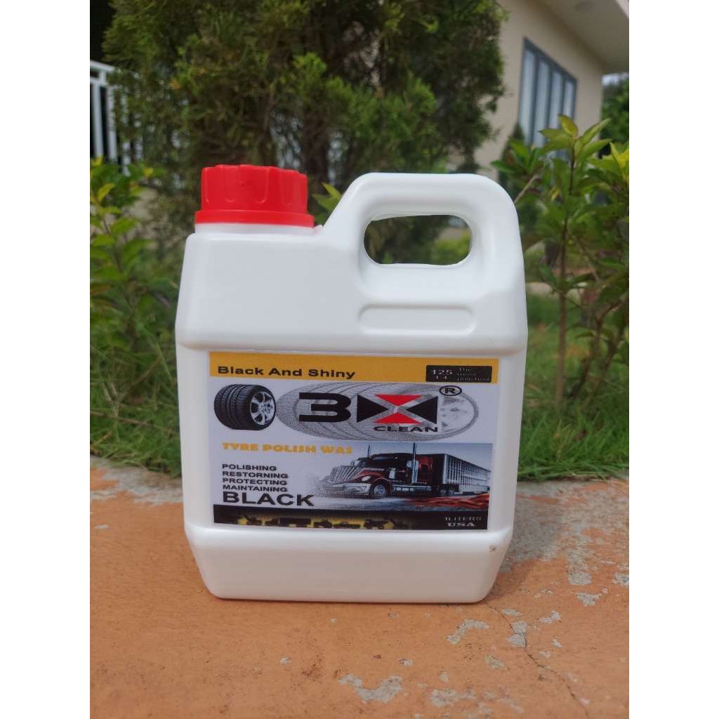 DUNG DỊCH ĐÁNH BÓNG VỎ LỐP XE 3X  CAN 1000 ML