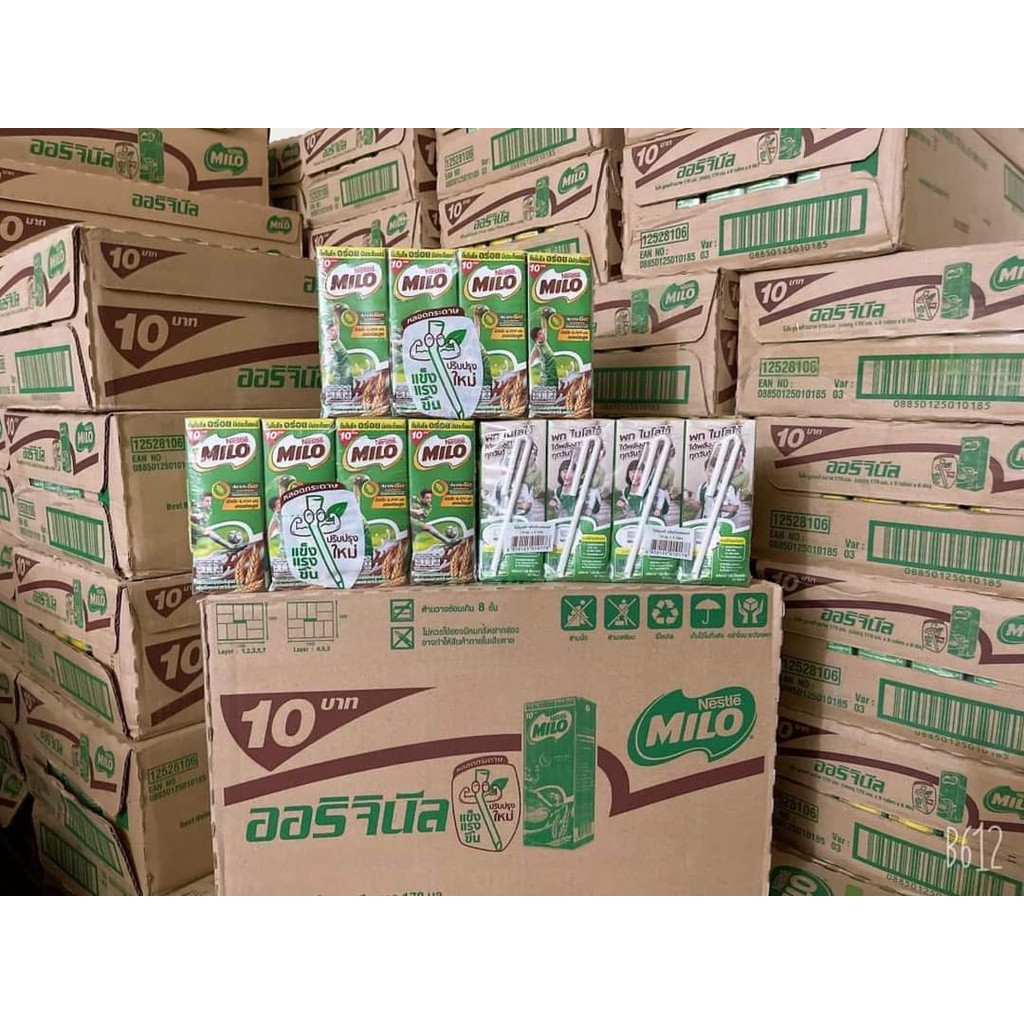 Thùng 48h*170ml sữa milo thái lan date t4/2025