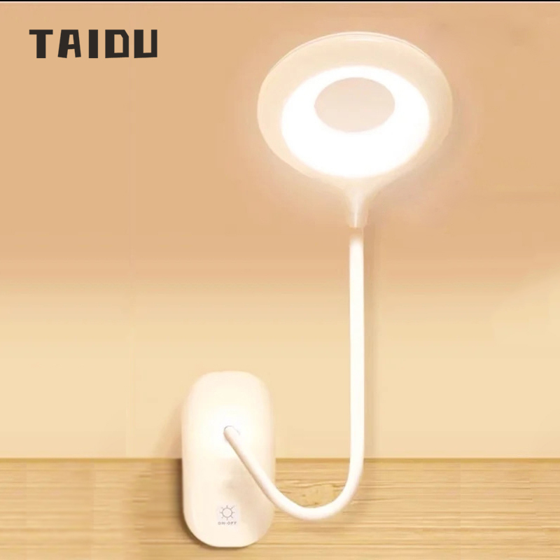 TAIDU Table lamp Type-c can clip and upright eye protection study night light Student dormitory lamp bedroom study bedside lamp