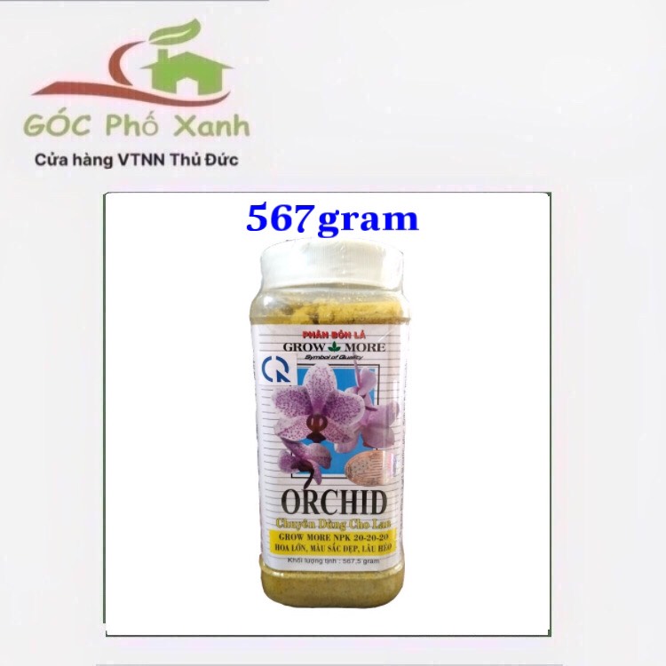 NPK 20-20-20+TE Orchid Growmore cho lan 567gram