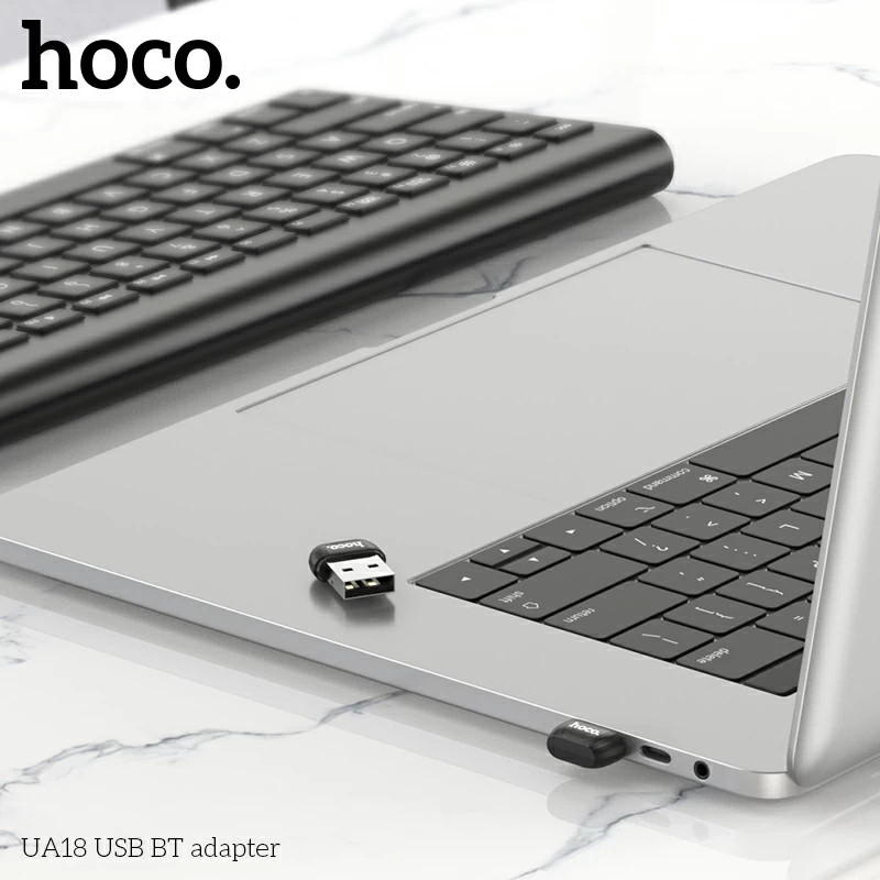 USB Bluetooth Hoco UA18 5.0 Kết Nối Bluetooth Cho Laptop, PC