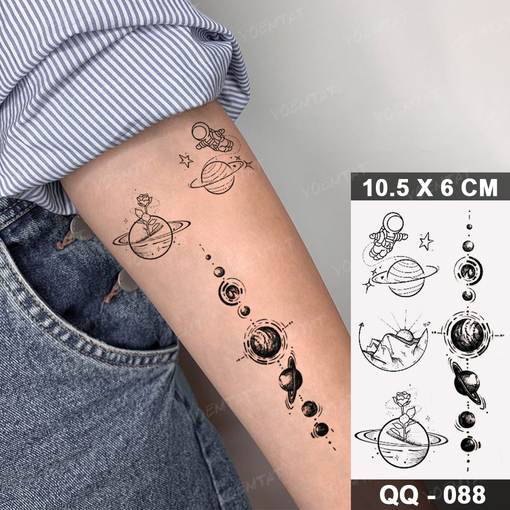 Planet%20Waterproof%20Temporary%20Tattoo%20Tattoo%20Sticker%20Planet%20Sun%20Astronaut%20Arm%20Hand%20Small%20Mini%20Tatoo%20Man%20Woman%20Child%20-%20Image%205