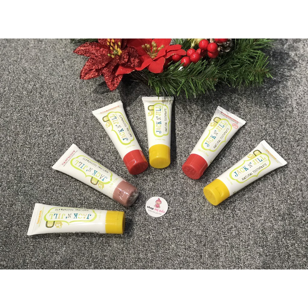 Kem đánh răng Jack N' Jill Natural Certified Toothpaste 50gr