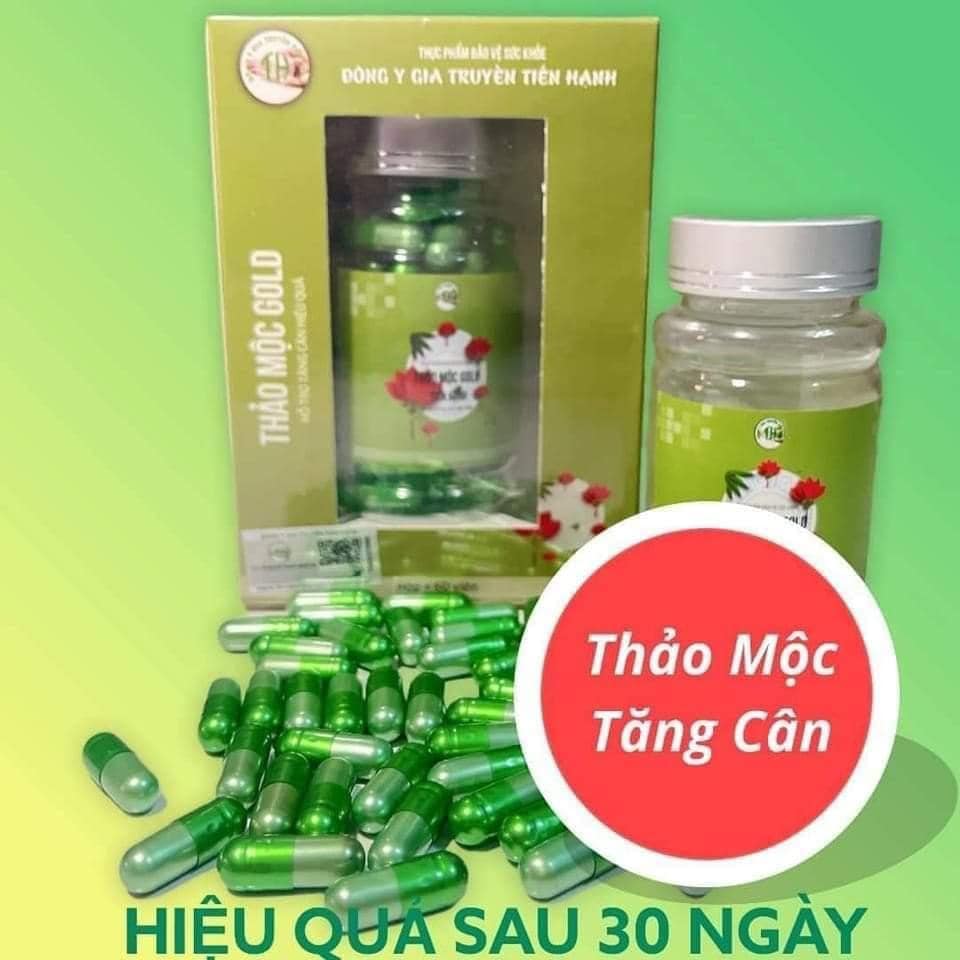 [Chính Hãng}[Siêu Rẻ] Thảo Mộc Tăng Cân Gold Tiến Hạnh