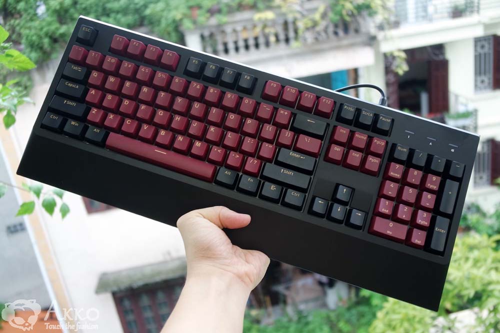 Bàn phím cơ Mojike GK1 (Black Red/Black Pink)