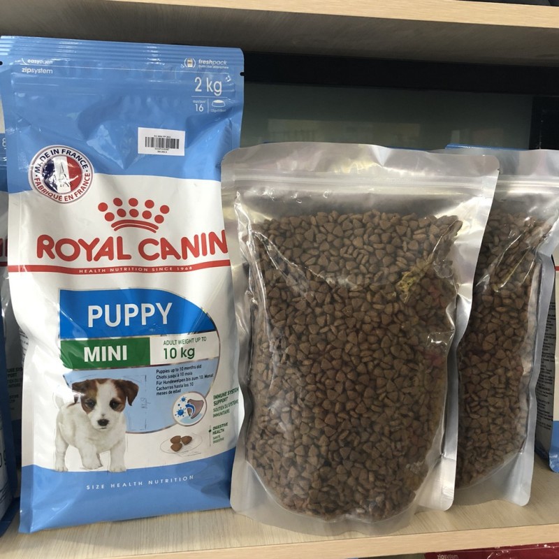 [HCM]THỨC ĂN CHO CHÓ ROYAL CANIN MINI VÀ MEDIUM túi ZIP 1KG.