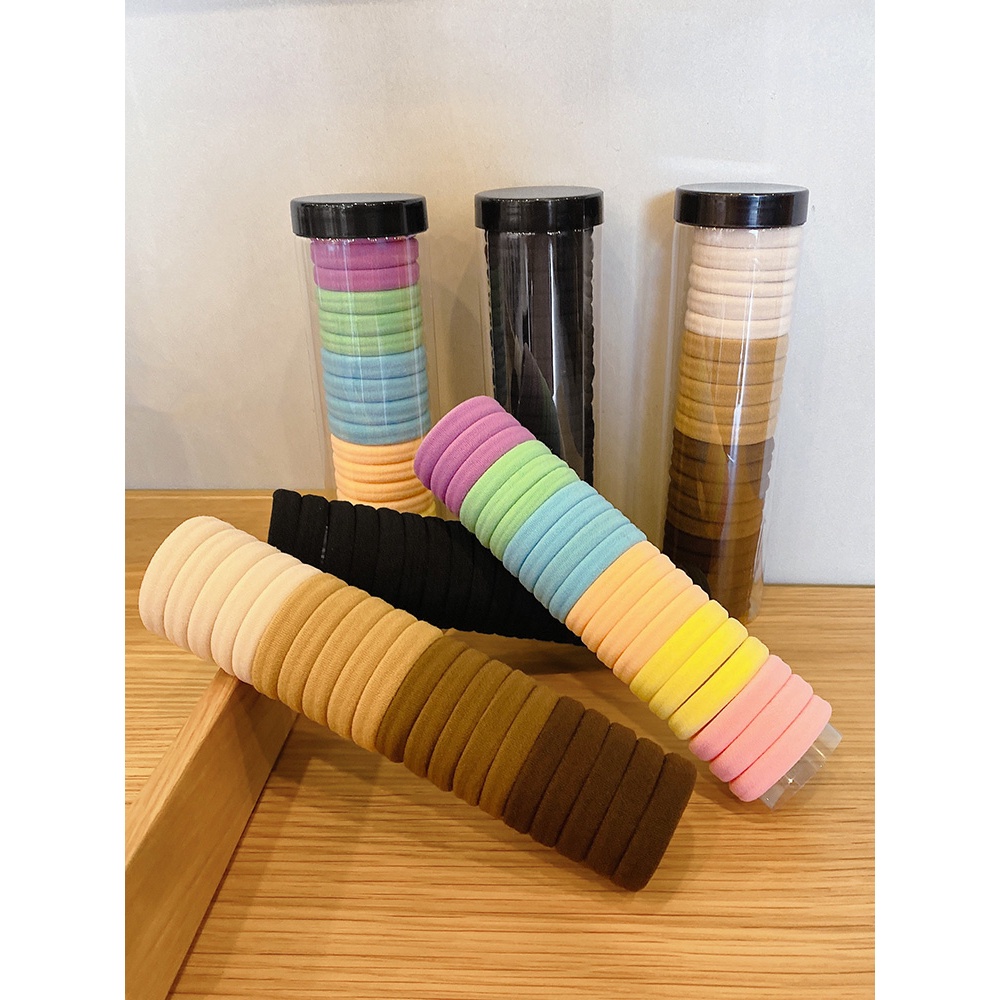 Set 20 Dây Chun Buộc Tóc, Dây Cột Tóc Nhiều Màu Dễ Thương, Dây Thun Cột Tóc, Dây Buộc Tóc Nữ