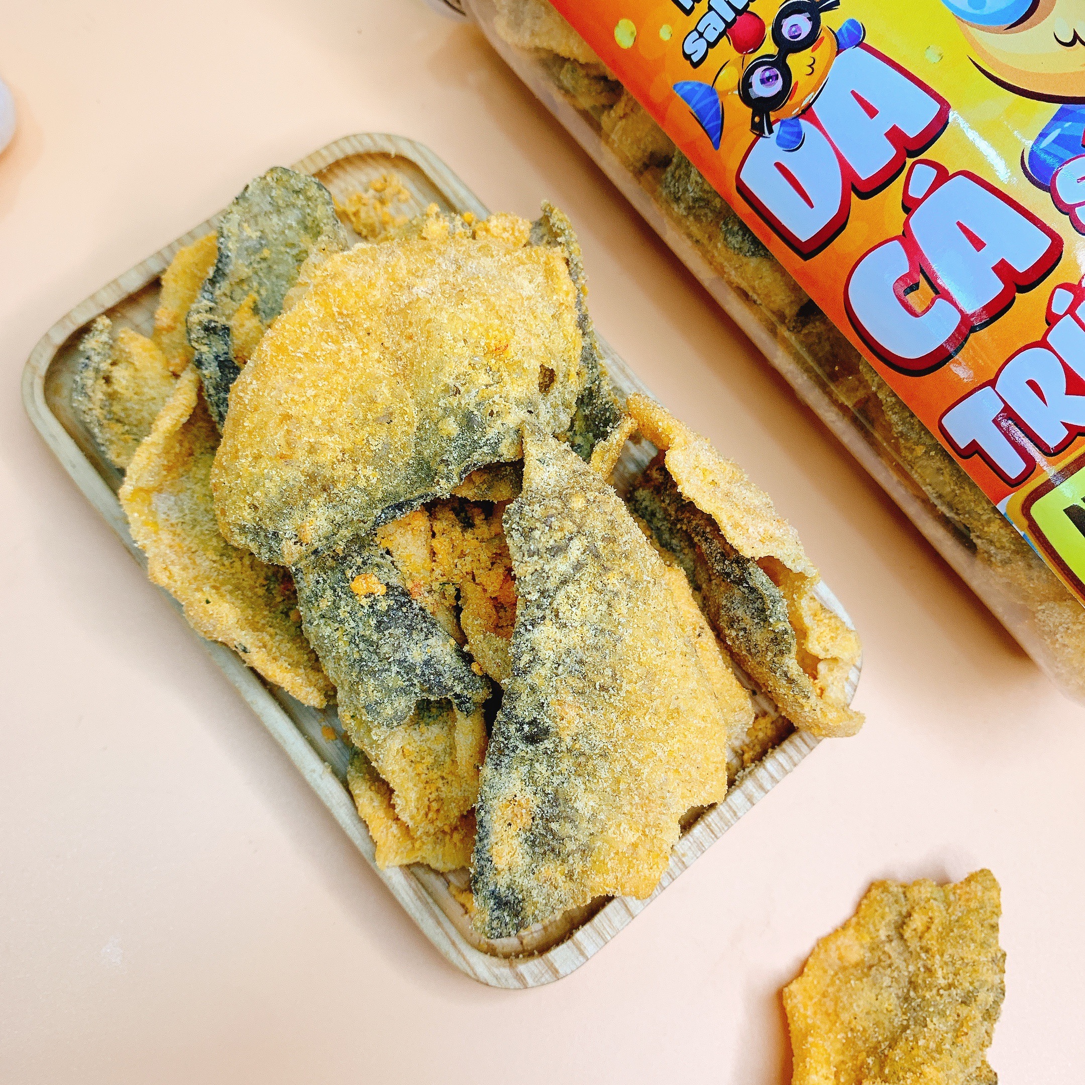 Da Cá Trứng Muối Hủ 250G - Ăn Vặt GÀ BEO