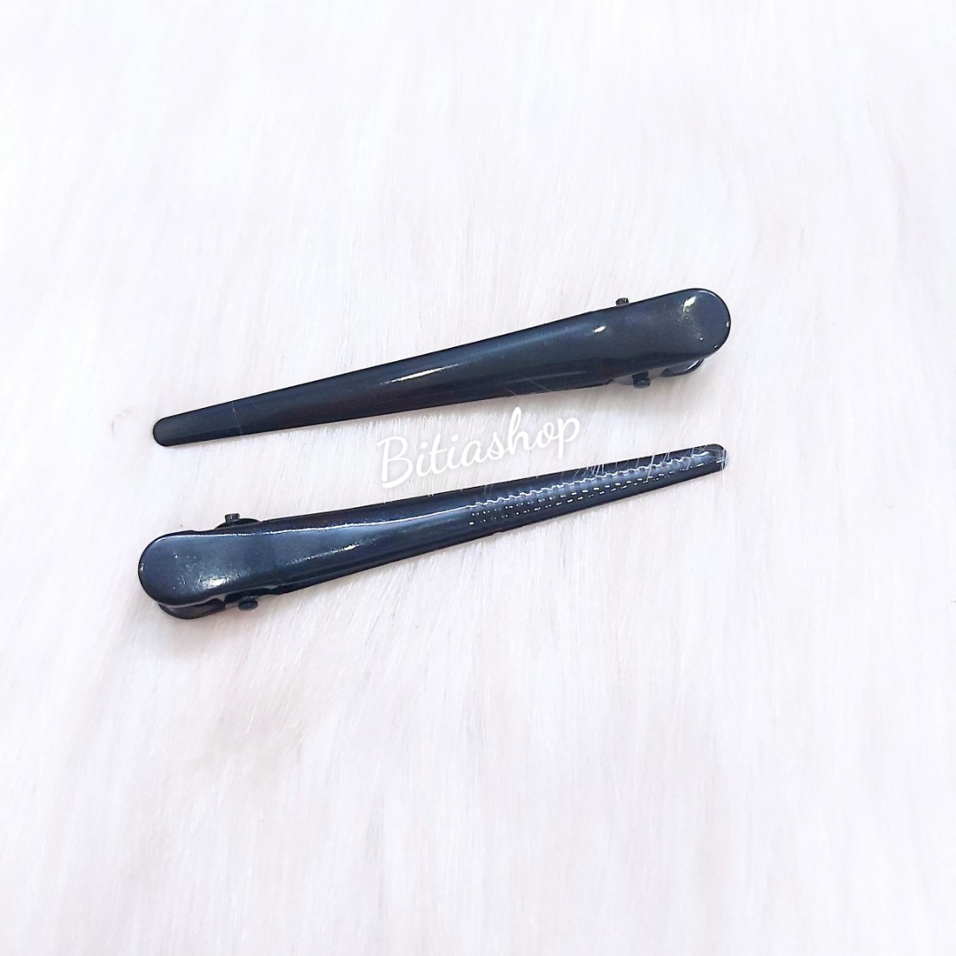 SET 2 KẸP TÓC MỎ VỊT ĐEN BÓNG CỐ ĐỊNH TÓC