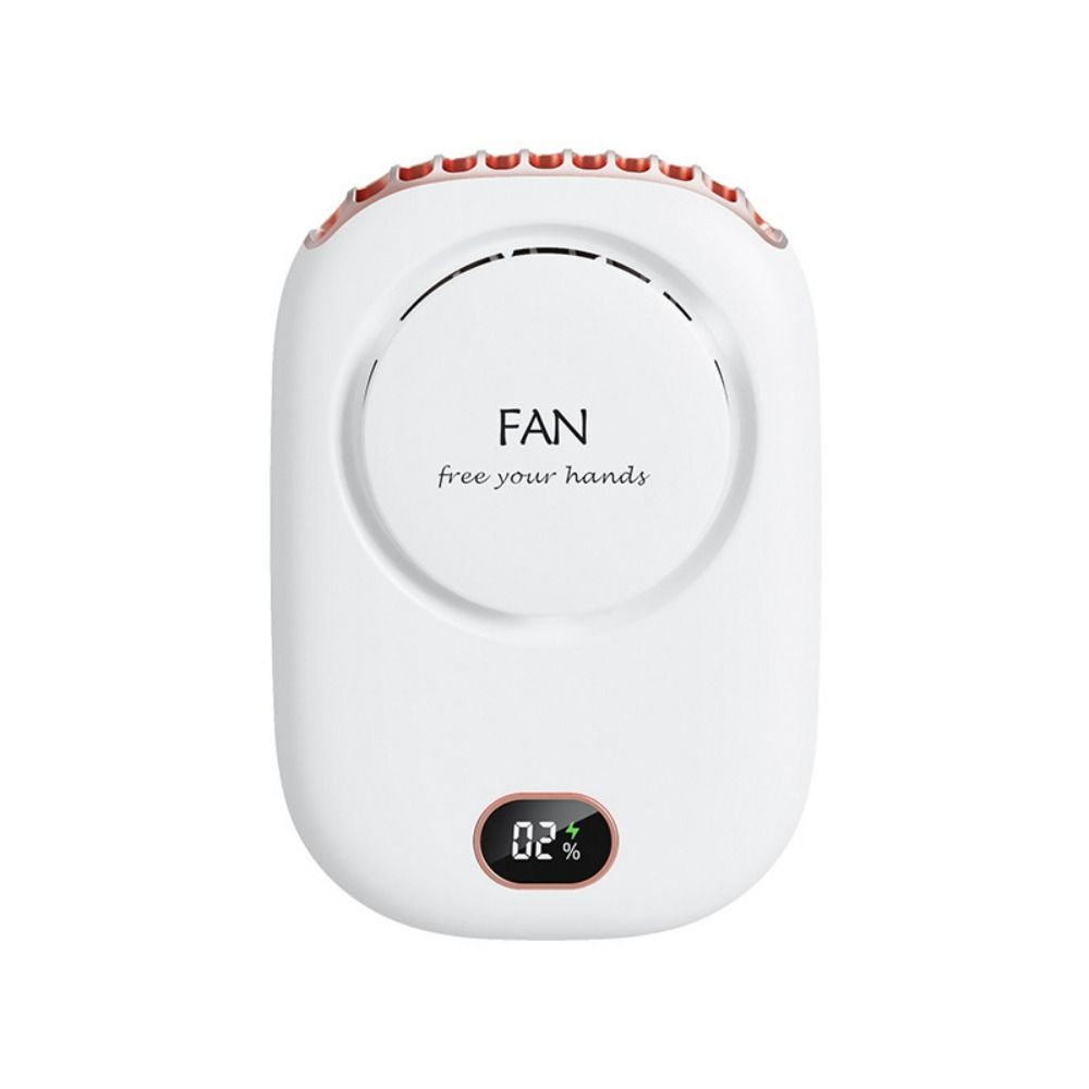 Buterffly 2000mah waist clip fan mute usb rechargeable hanging neck fan durable air conditioning mini cooling fan lazy