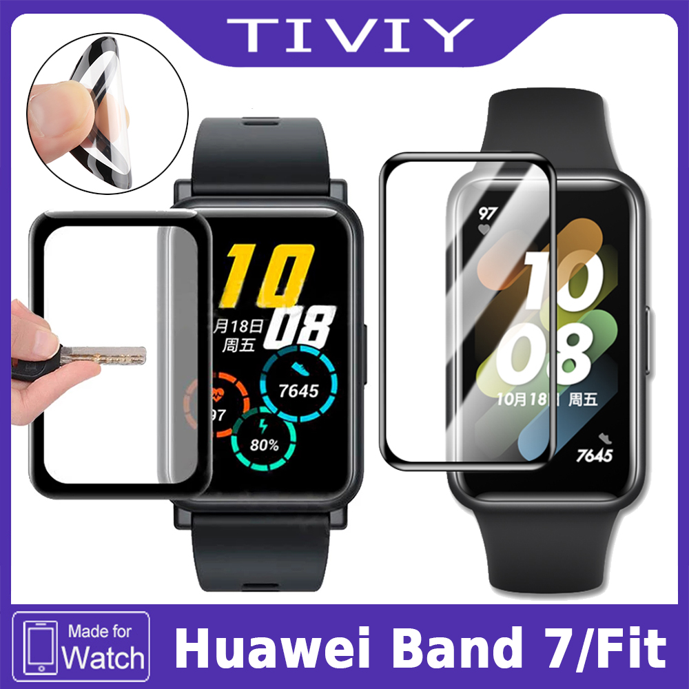 TIVIY Cường Lực 3d Bảo Vệ Màn Hình Cho Huawei Band 6 pro huawei band 6 thumbnail