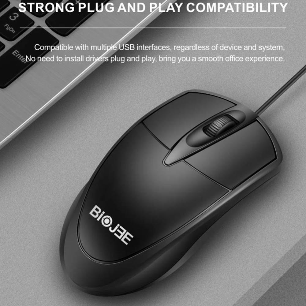 USB Wired Gaming Mouse Game LED Optical Mouse Universal Computer Mouse 3 Buttons PC Laptop Computer Accessories