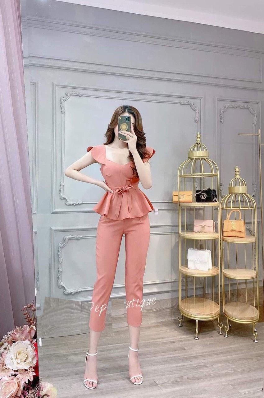 [HCM]Set bộ nữ quần lửng mặc nhà dễ thương
