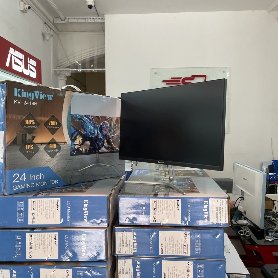 Màn hình kingview 24inch ips 75hz full viền NEW