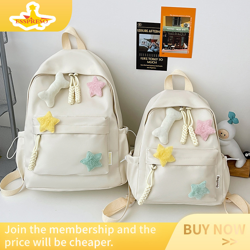 Esspreso Túi xách dễ thương ins,Phụ kiện phim hoạt hình mới,Công suất lớn làm mới Girl Shoulder Bag,Túi xách cho học sinh tiểu học,,