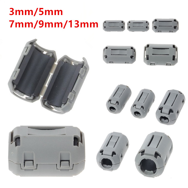 Usb Cable Choke 【Limited-time offer】 3mm/5mm/7mm/9mm/13mm Ferrite Core Cord Ring Choke ...